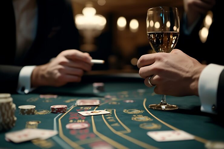 Evolution Gaming live blackjack table interface on eltonmpo